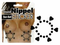 Accesorii adezive pentru sfarcuri Heart Nippel Sticker sexshop arad tabu love