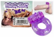Inel vibrator Butterfly Wings sexshop tabu love