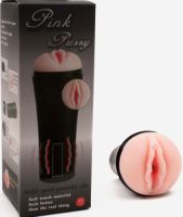 Masturbatoare barbati Fleshlight cu vibratii Pink Pussy sexshop