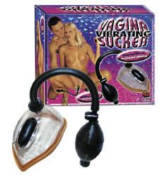 Pompa Vagin Vibrating Sucker transparenta sexshop