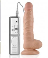 Vibrator cu ventuza telecomanda Real Extrem sex shop arad tabu love