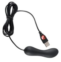 Vibrator silicon Bullet cu cablu USB sexshop arad tabu love