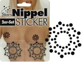 Accesorii adezive sfarcuri Stars Nippel Sticker 