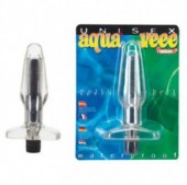 Dop anal unisex cu vibratii Aqua Vee Butt Plug